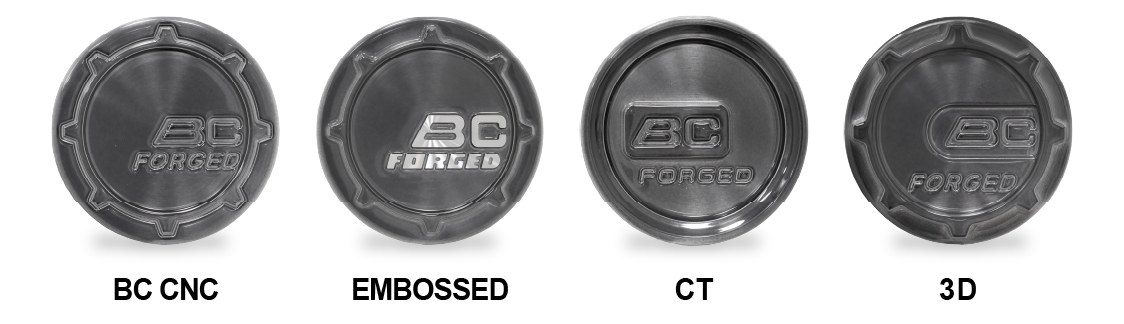 センターキャップ BC CNC / EMBOSSED / CT / 3D
